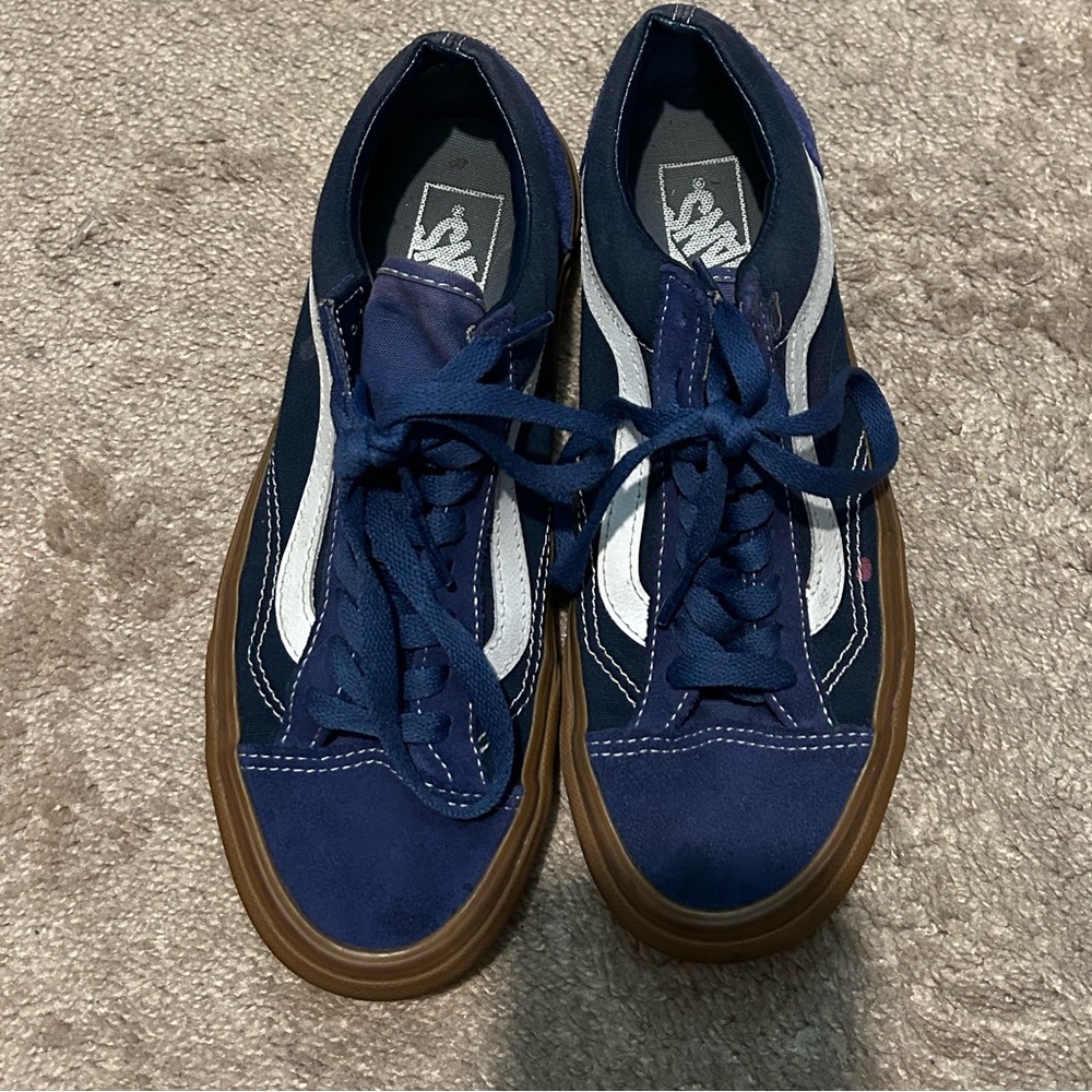 Blue old school vans